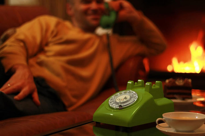 Retro Telefon Wählscheibe/Festnetztelefon Retro/Telefon mit Schnur/Telefon mit Wählscheibe/Telefon R