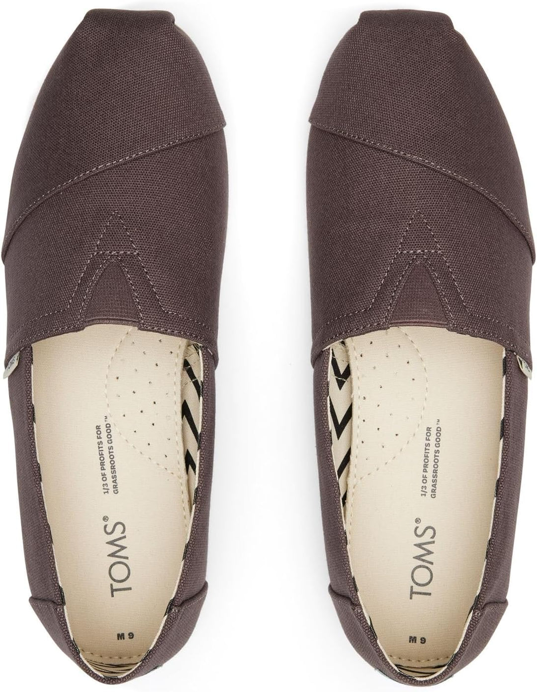 TOMS Herren Alpargata aus Recycelter Baumwolle Flache Slipper 39 EU Grau, 39 EU Grau