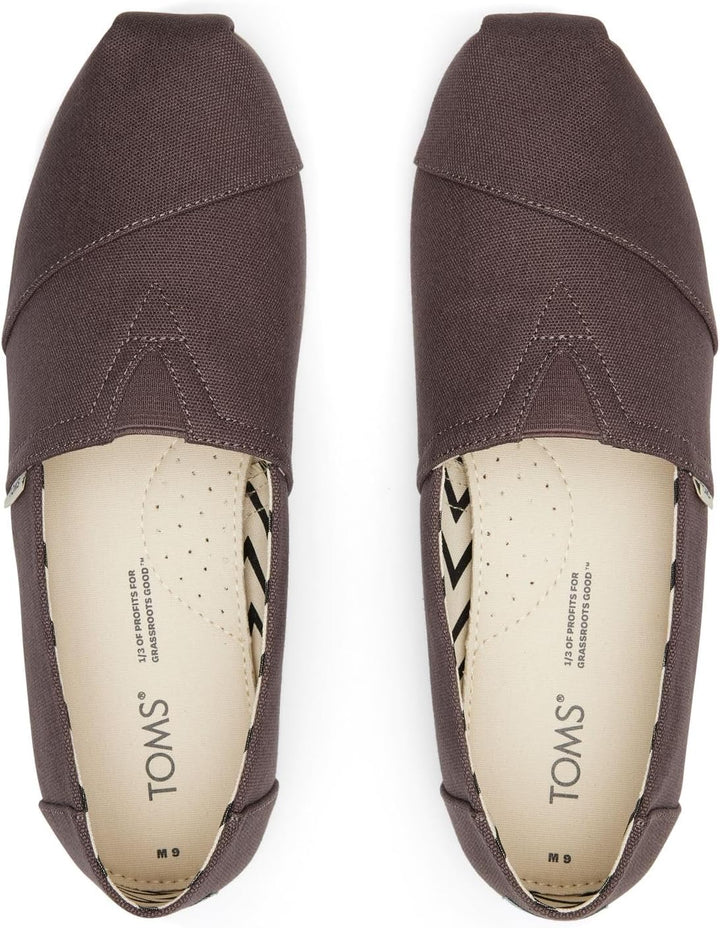 TOMS Herren Alpargata aus Recycelter Baumwolle Flache Slipper 39 EU Grau, 39 EU Grau