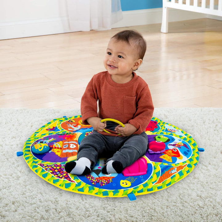 Lamaze Captain Calamari Spin & Explore Gym Piratenkrake Spieldecke, Piratenkrake Spieldecke
