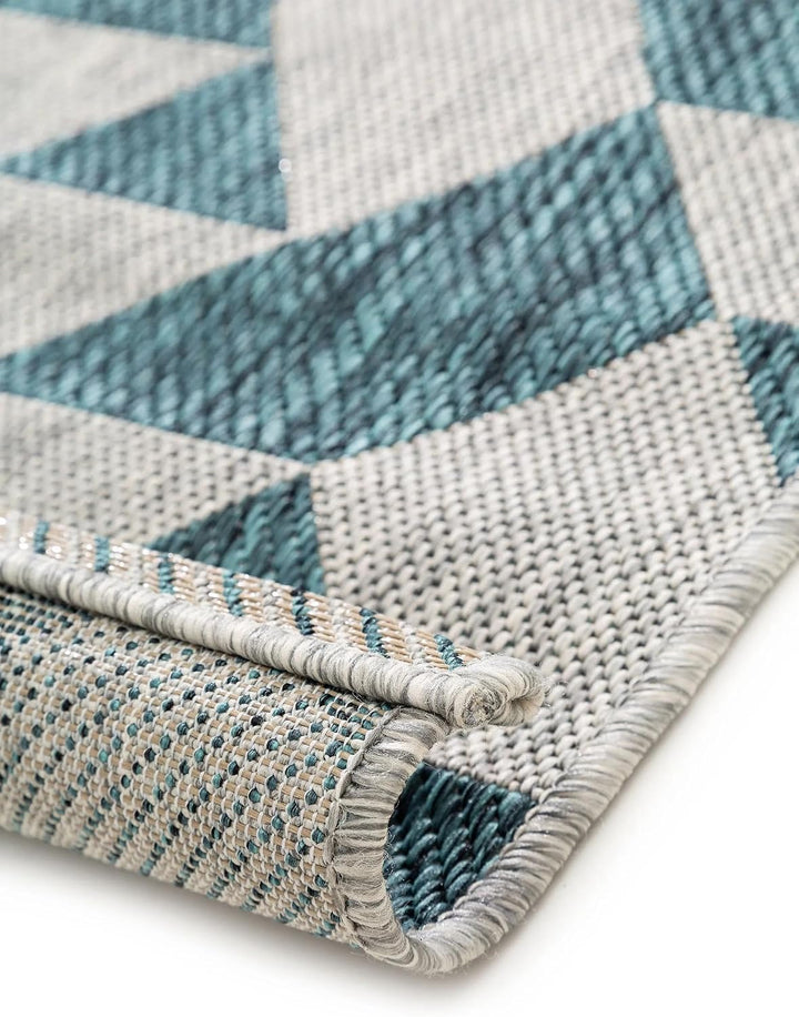 benuta Nest Teppich Cleo - Kunstfaser - Outdoor geeignet - Rechteckig &amp; im Style:  Geometrisch, Retr