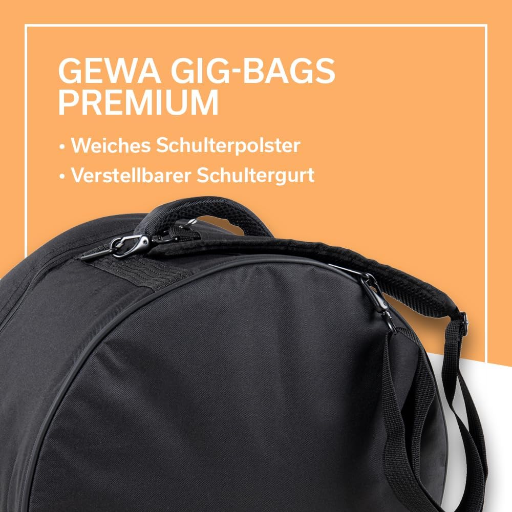 GEWA Bass Drum Gig-Bag Premium 20x14" schwarz, reiss- und wasserfest, 20x14"