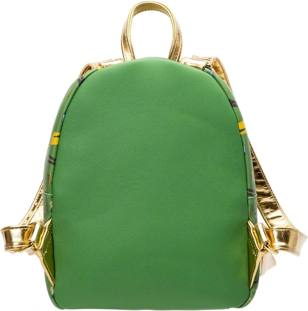 Loungefly Loki Multiverse Varianten Mini-Rucksack, Grün , Charakteraufdruck