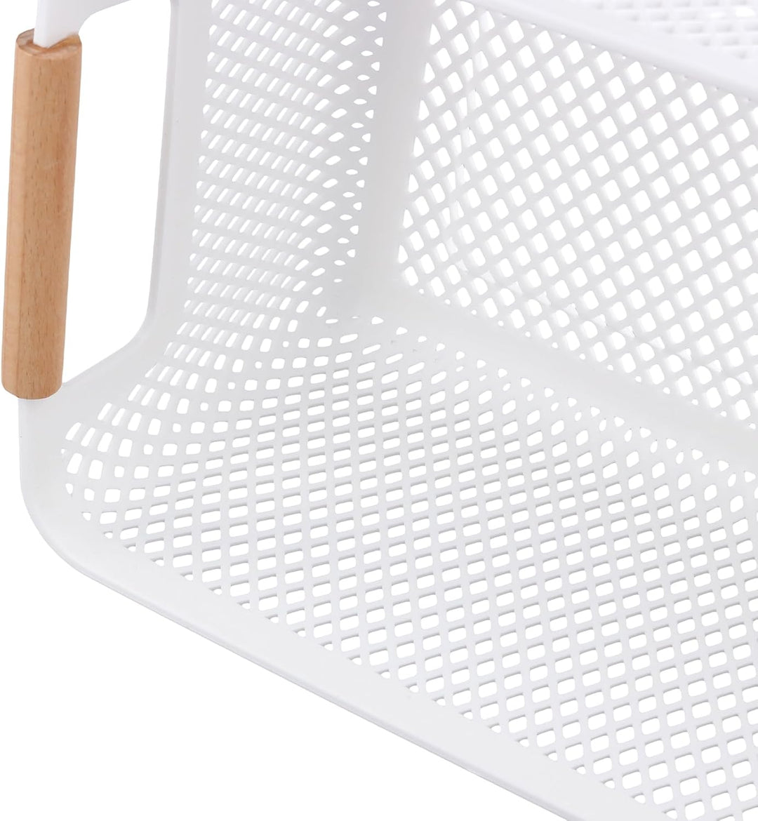 6 Stück Aufbewahrungskorb Set, 26,5 x 18,4 x 12cm und 30,5 x 20,4 x 14,2cm Weiss Boxen Aufbewahrung