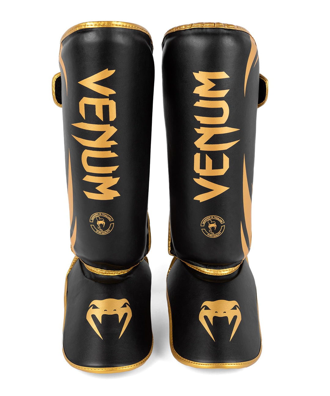 Venum Erwachsene Schienbeinshoner Challenger 2.0 L Schwarz/Gold, L Schwarz/Gold
