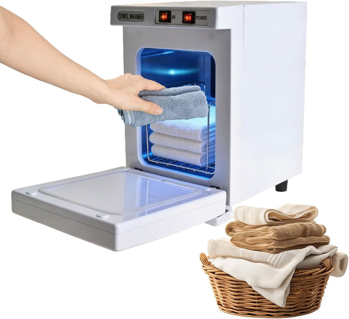 Handtuchwärmer 5L Kompakt, Elektrischer Handtuchwärmer für Spa & Zuhause, 75℃ Schnelles Aufheizen, H