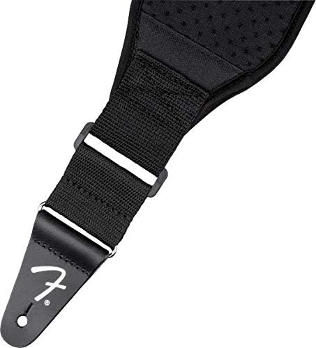 Fender© Swell Neoprene Strap, 7,5cm, Schwarz, Schwarz