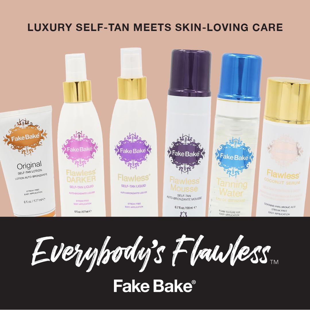 Fake Bake Flawless Self-Tan Liquid 170 ml, 1er Pack (1 x 170 ml) 170 ml (1er Pack), 170 ml (1er Pack