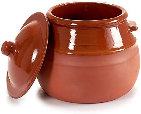 Tontopf mit Deckel 2 Liter Stewpot Eintopf - Schmortopf Antike - Tongeschirr Mittelalter - Wikinger