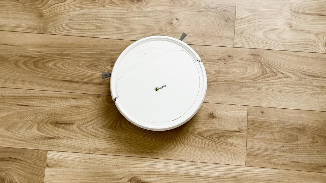 Wiizzee Staubsaugerroboter AR02, schlank, leise, WLAN, mit Tuya, 5 Reinigungsmodi, Selbstladung, 90