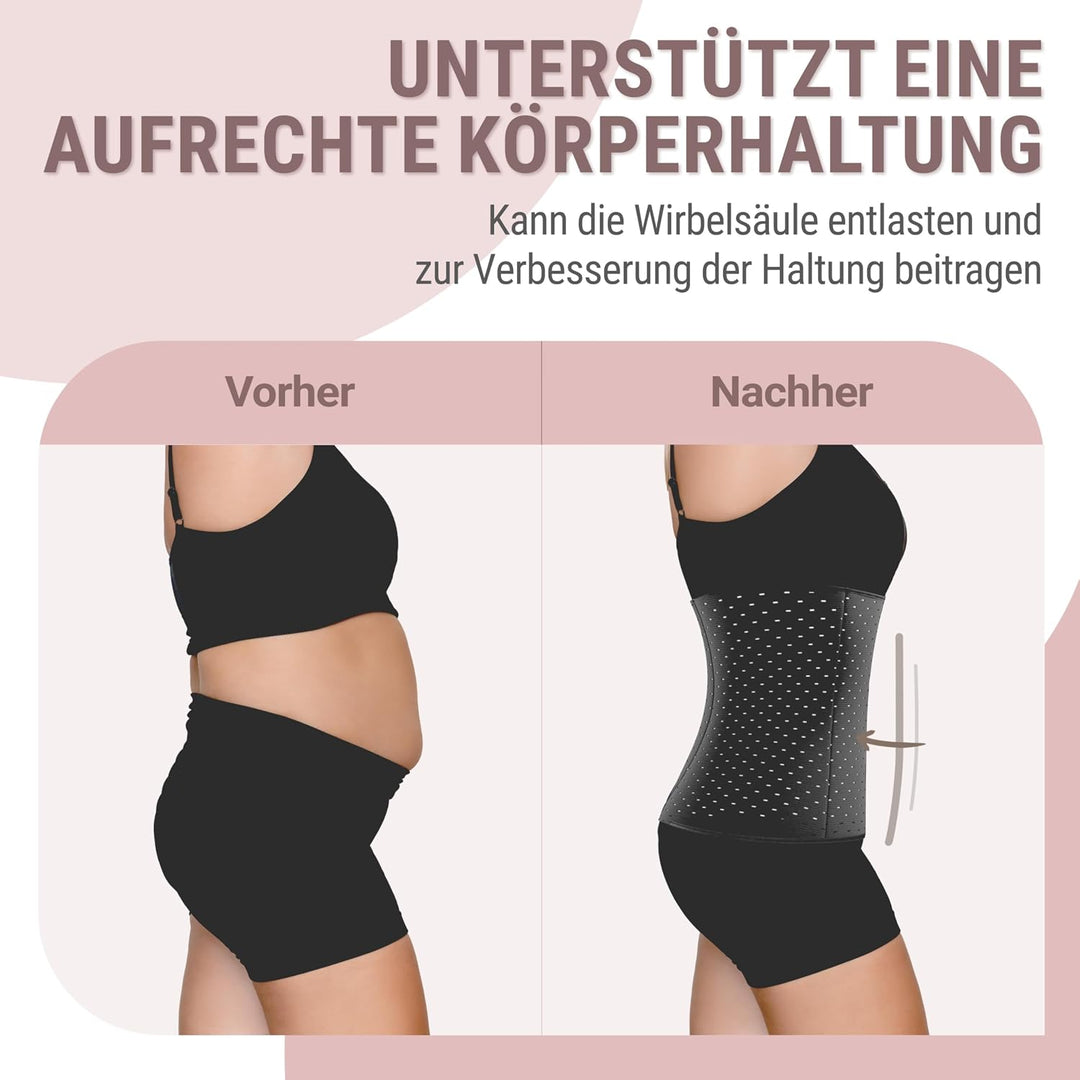 Bauchweggürtel - Figurfördernder Taillenformer - Reduziert Bauch und Taille - Stützt die Wirbelsäule