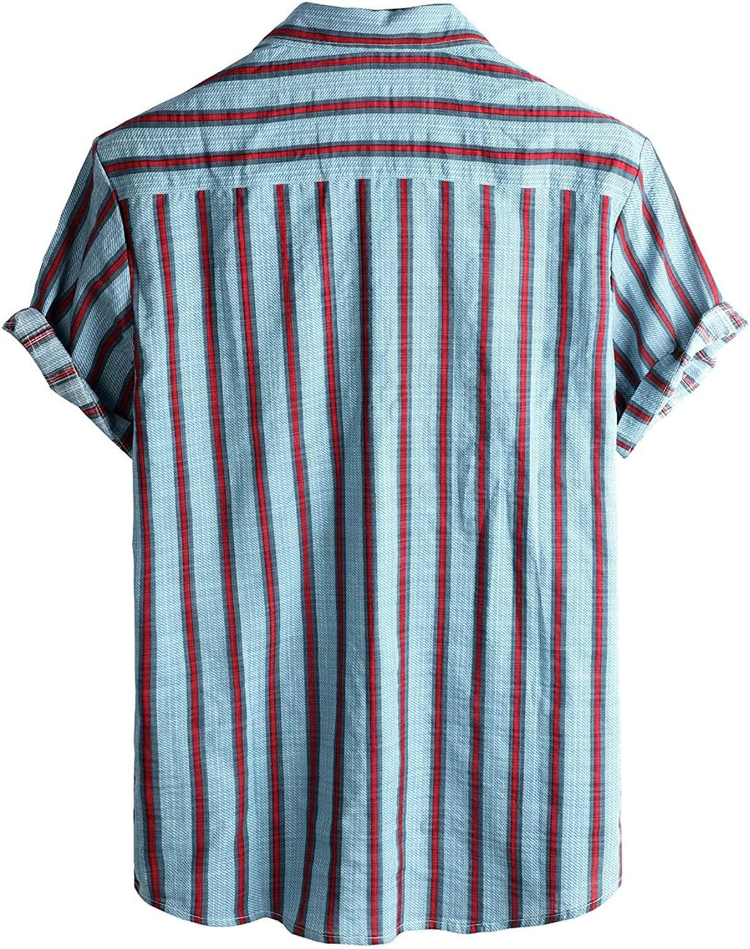 VATPAVE Herren Hawaii Hemd Blumen Sommer Outfit Männer Freizeit Kurzarm Strandhemd und Kurze Hosen 2