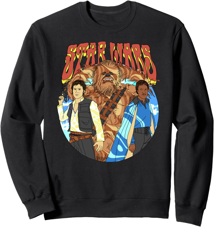 Star Wars Han & Buddies Cartoon Portrait Sweatshirt