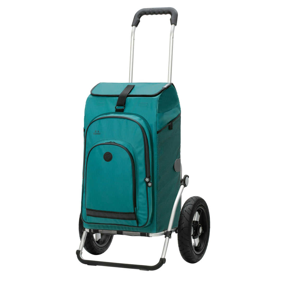 ANDERSEN Einkaufstrolley - Royal Shopper Hydro 3.0 Petrol 62 L Bike, Einkaufsroller, Rucksack, Therm