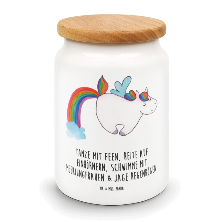Mr. & Mrs. Panda Kaffeedose Einhorn Fliegendes Pferd - Geschenk, Realität, behälter, Unicorn, Glitze