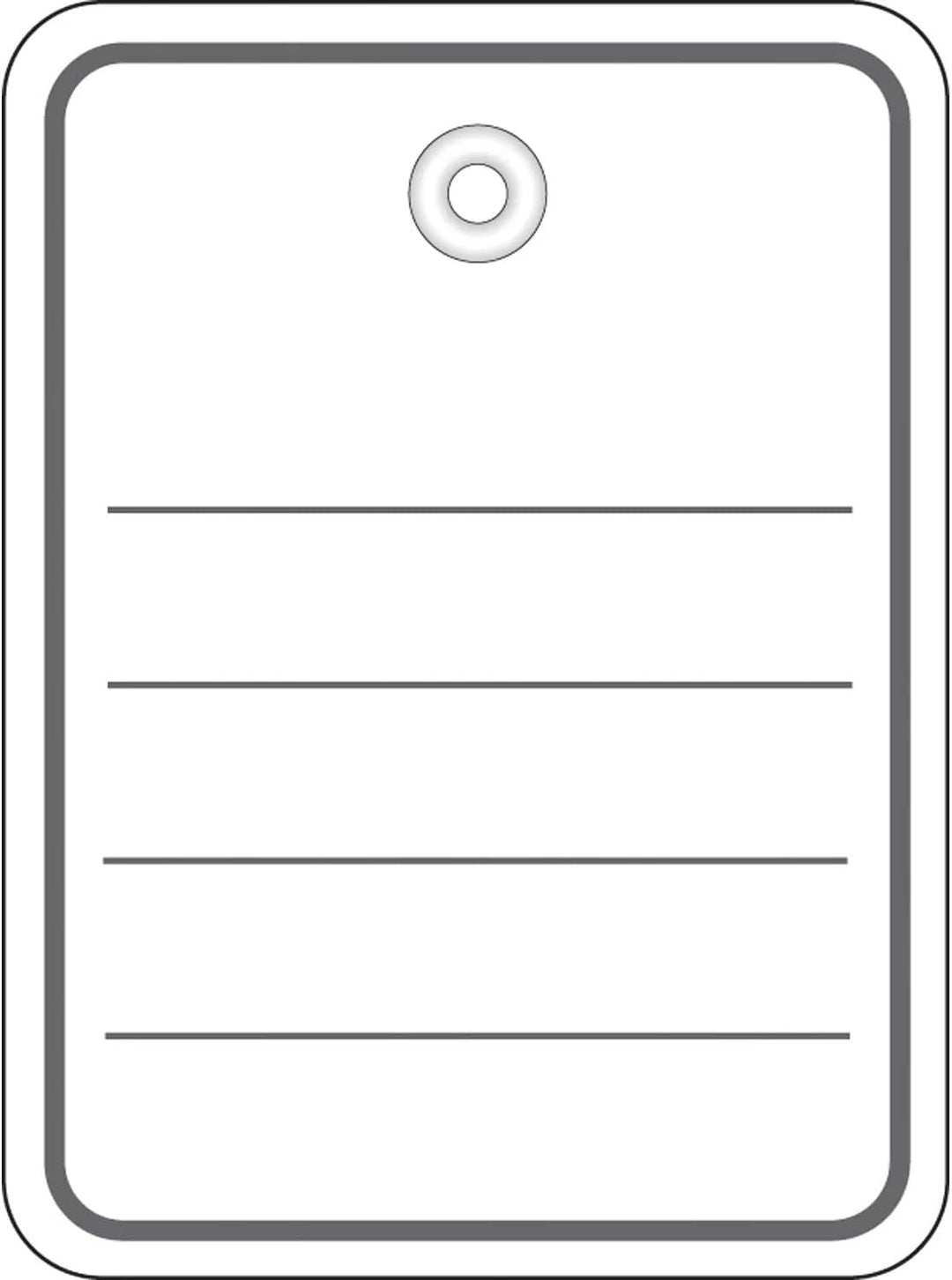 HERMA 6840 Warenanhänger mit Öse (48 x 65 mm, gross, Fadenlänge ca. 8 cm) Anhängeschilder aus Karton