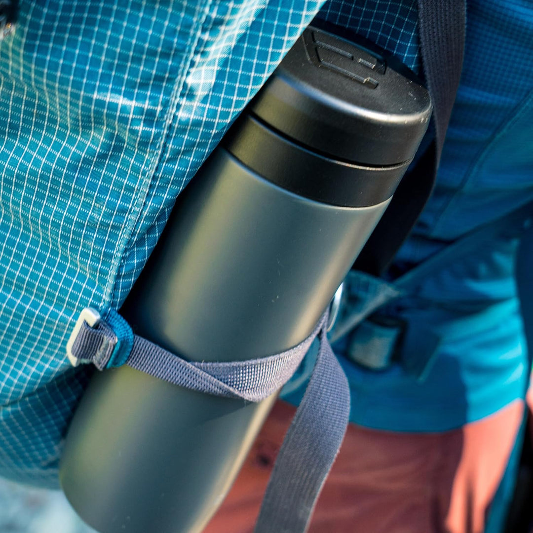 ESPRO Reise-French Press Travel Press, Mini Coffee Maker mit Thermo-Funktion, Edelstahl, Kaffee, to