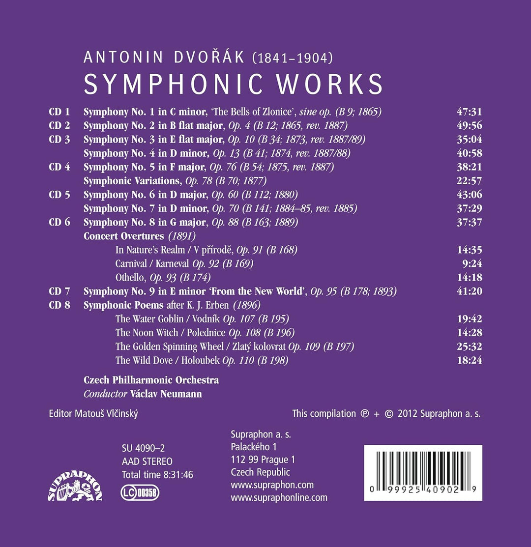 Sinfonische Werke, Audio-CD
