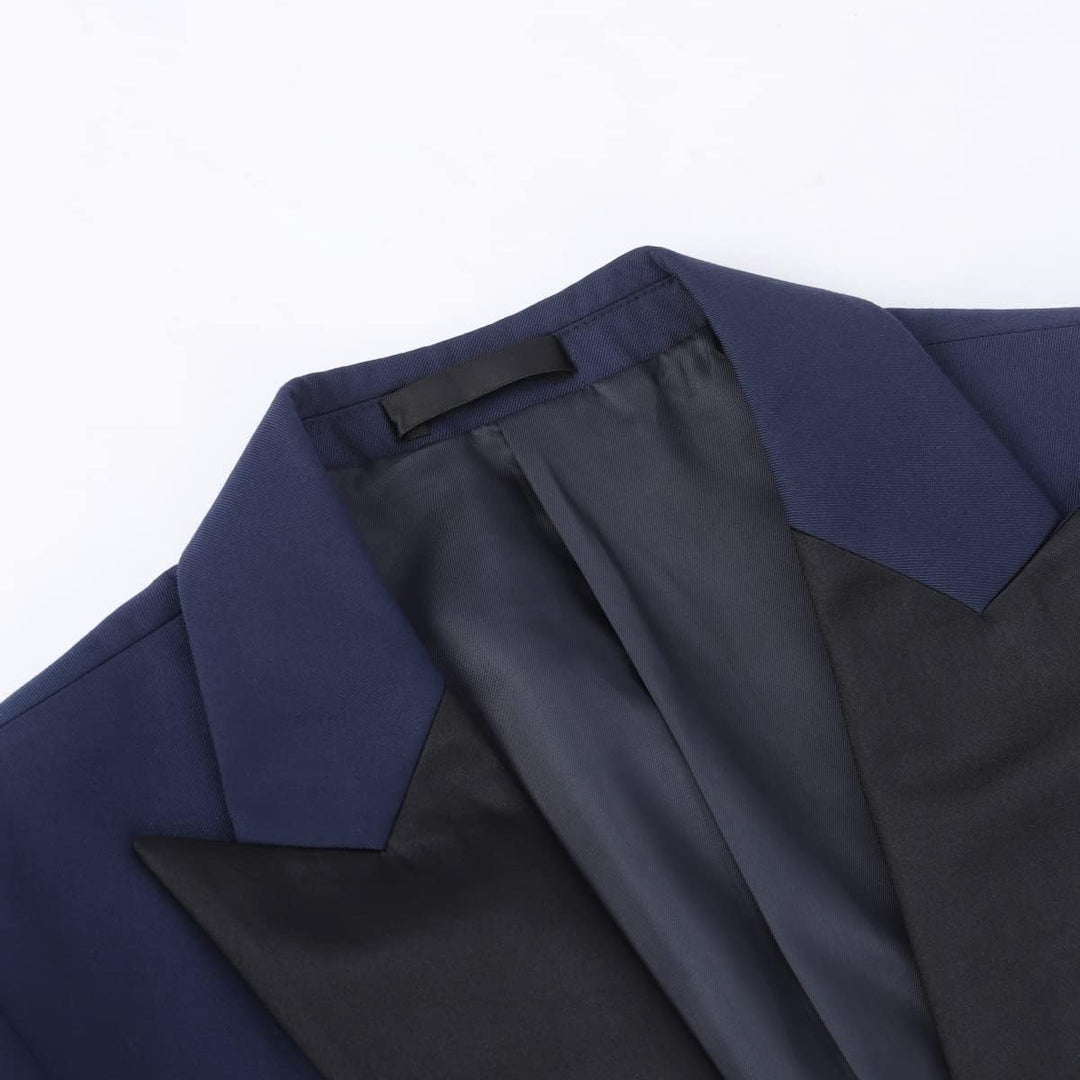 YOUTHUP Anzug Herren Regular Fit 3 Teilig Anzüge Peak Lapel Morden Herrenanzug Business Hochzeit Smo