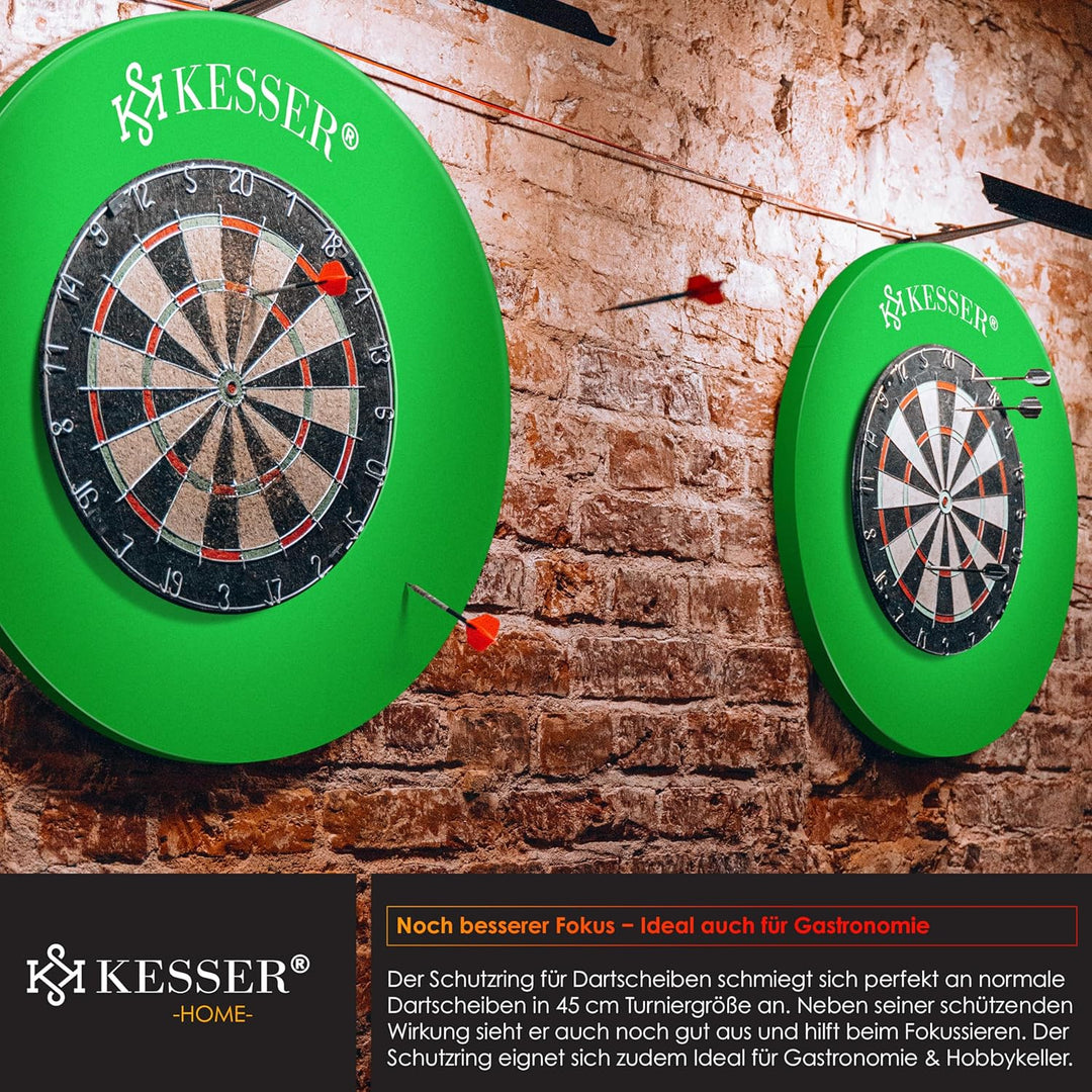 KESSER® Dartscheibe Catchring Schutzring Ø45cm | Auffangring rund Stabiler Wandschutz Zubehör | pass