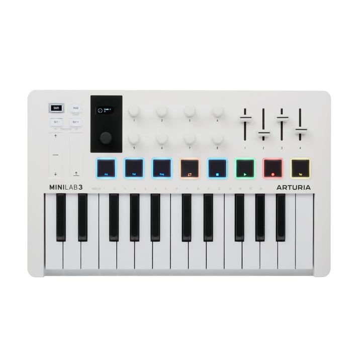 Arturia - MiniLab 3 - Universal-MIDI-Controller für Musikproduktion, mit All-in-One-Softwarepaket -