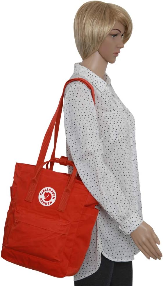 Fjällräven Unisex Kånken Totepack Luggage- Carry-On Luggage (1er Pack) 30x15x36cm Rowan Red., 30x15x