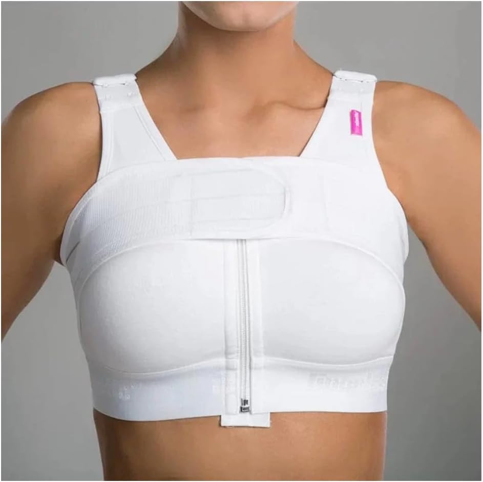 Generisch LIPOELASTIC Kompressions-BH mit Brustband PSG special Weiss 75 B