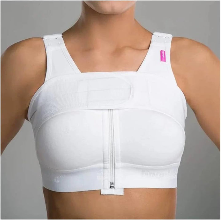 Generisch LIPOELASTIC Kompressions-BH mit Brustband PSG special Weiss 75 B
