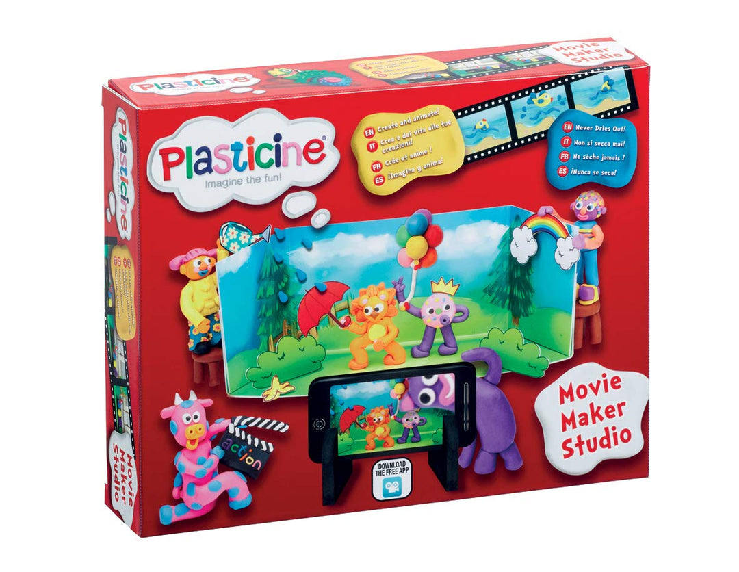 Plasticine Movie Maker Studio – Erstelle, Pose und Animiere Figuren mit kostenloser App, Mehrfarbig