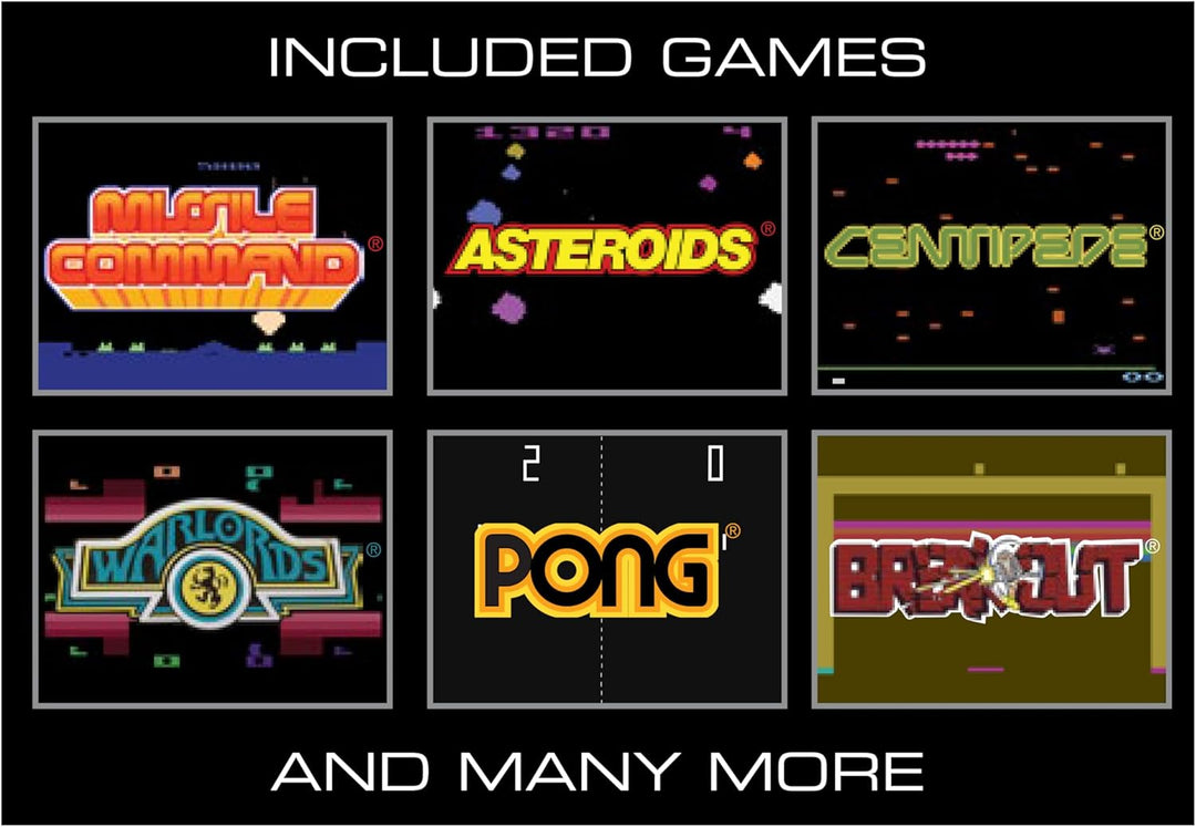 My Arcade DGUNL-7015 Atari Pocket Player Pro Handheld Portable Gaming System 100 Games