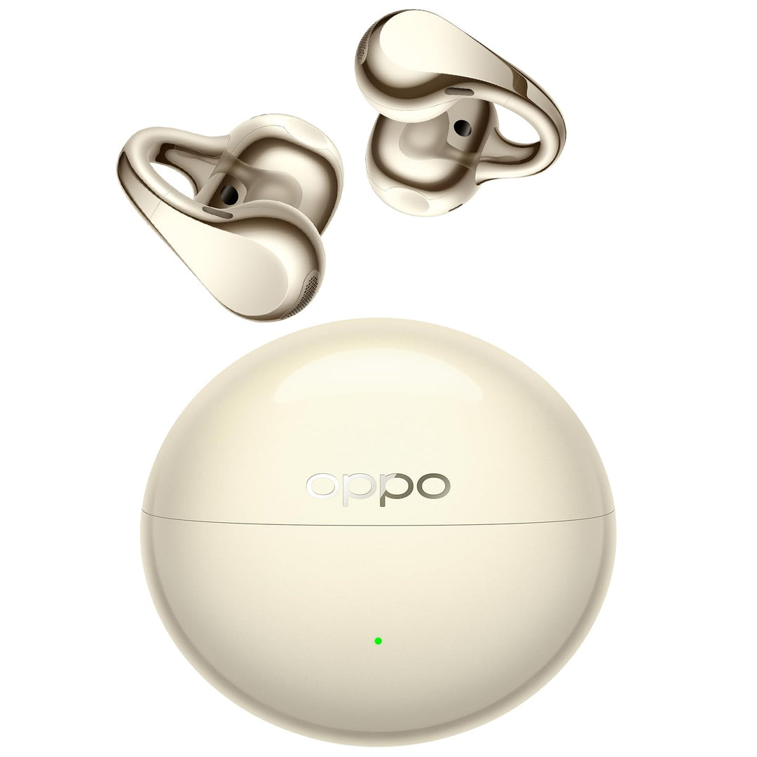 OPPO Enco Clip2 Open-Ear Earbuds, 11mm+9mm Dual Treiber, Bluetooth 6.1 Dynaudio-Sound Ohrhörer, EarH