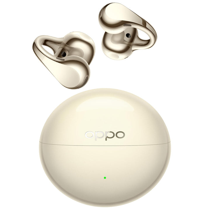 OPPO Enco Clip2 Open-Ear Earbuds, 11mm+9mm Dual Treiber, Bluetooth 6.1 Dynaudio-Sound Ohrhörer, EarH