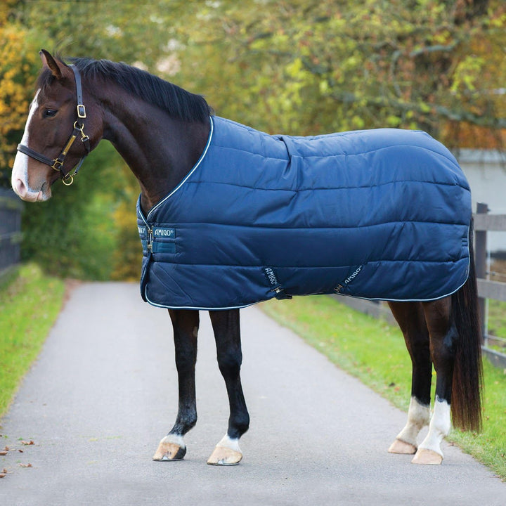 Horseware Stalldecke Amigo Insulator Heavy 350g - Navy/White
