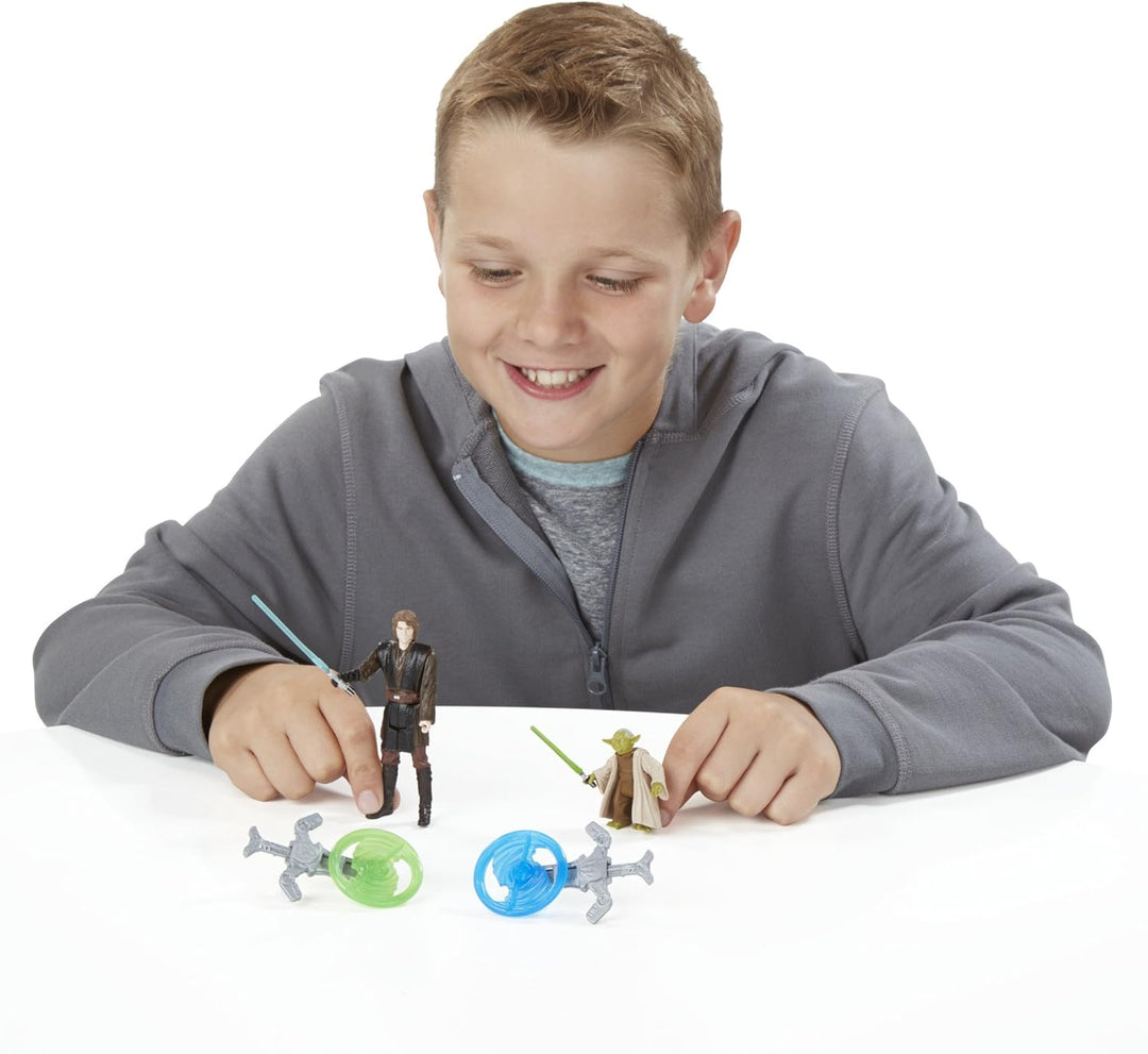 Star Wars Rache Figur von Sith und Mission Anakin Skywalker und Yoda 3,75 Zoll Packung mit 2