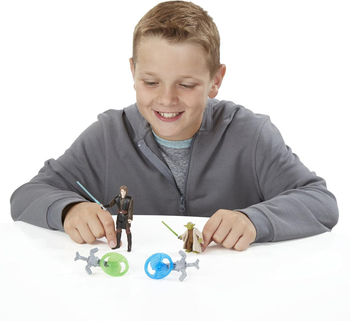 Star Wars Rache Figur von Sith und Mission Anakin Skywalker und Yoda 3,75 Zoll Packung mit 2