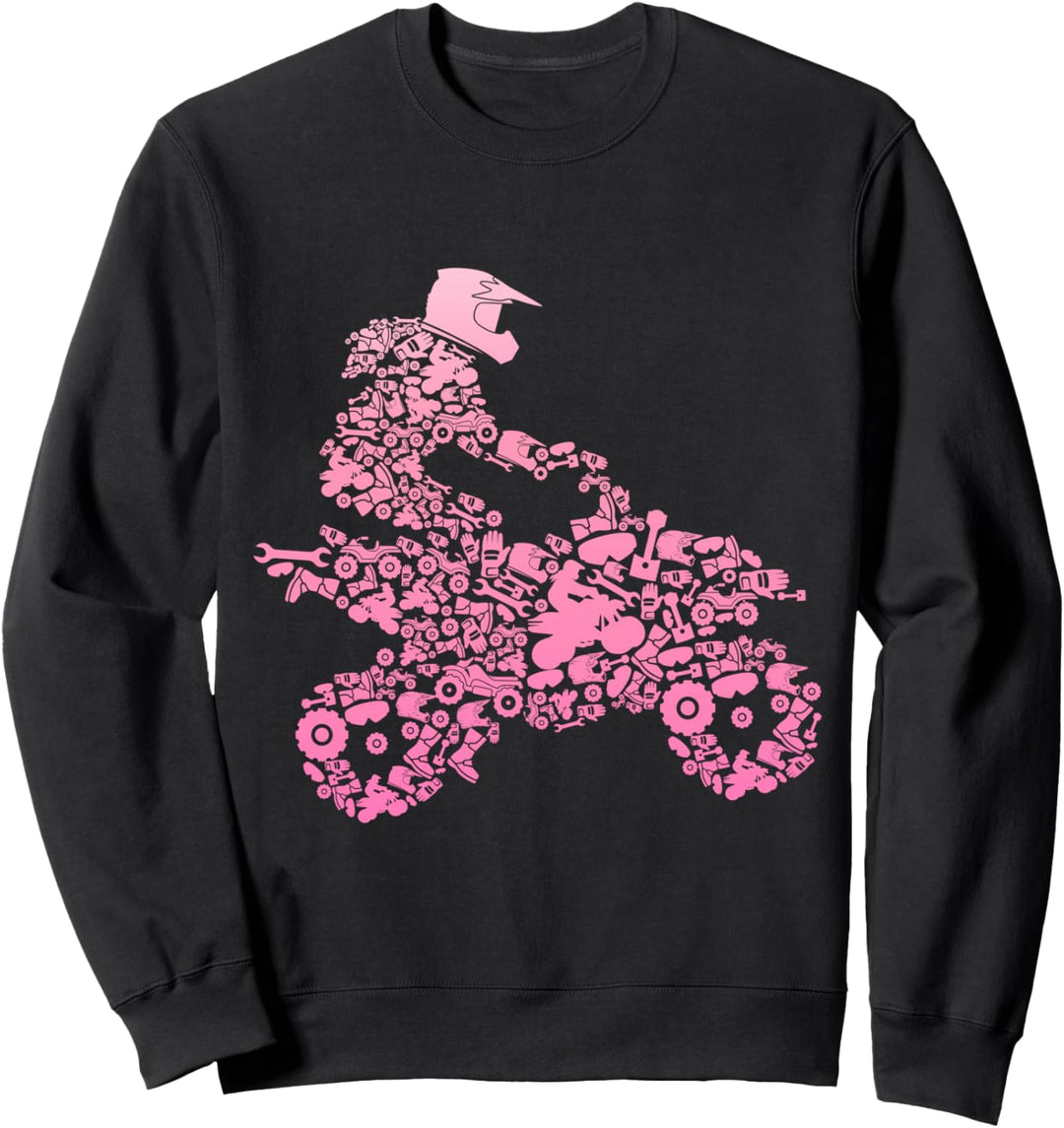 Quadfahrerin ATV Mädchen Offroad Quad Bikerin Frauen Sweatshirt