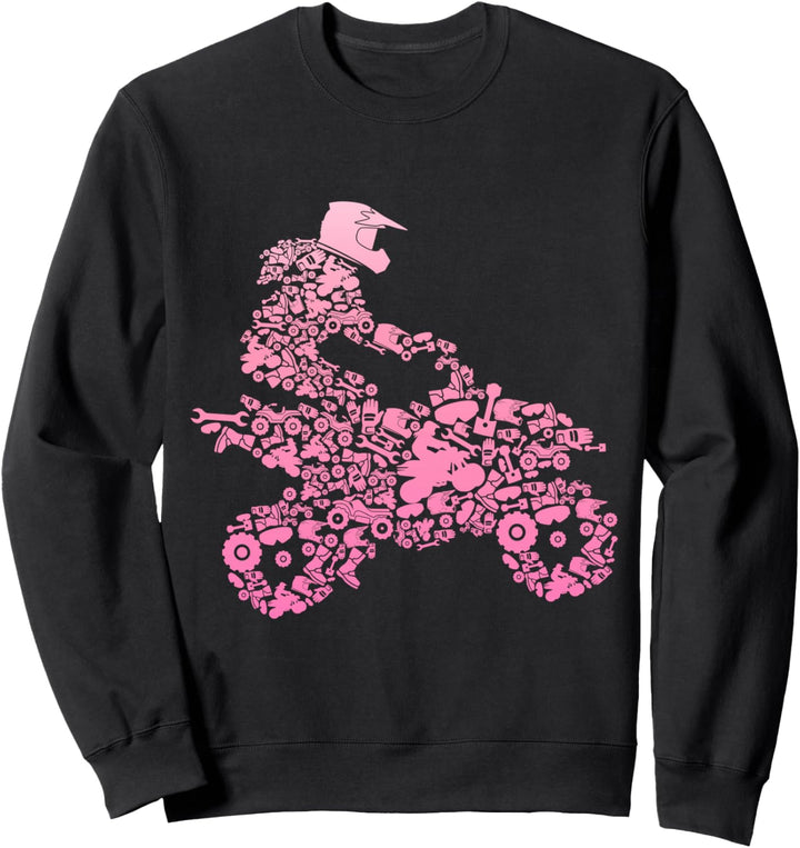 Quadfahrerin ATV Mädchen Offroad Quad Bikerin Frauen Sweatshirt