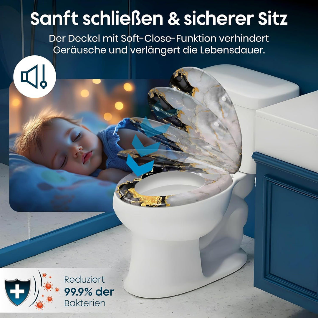 Toilettendeckel Mit Absenkautomatik | WC Sitz Mit Absenkautomatik | Klodeckel Mit Absenkautomatik |