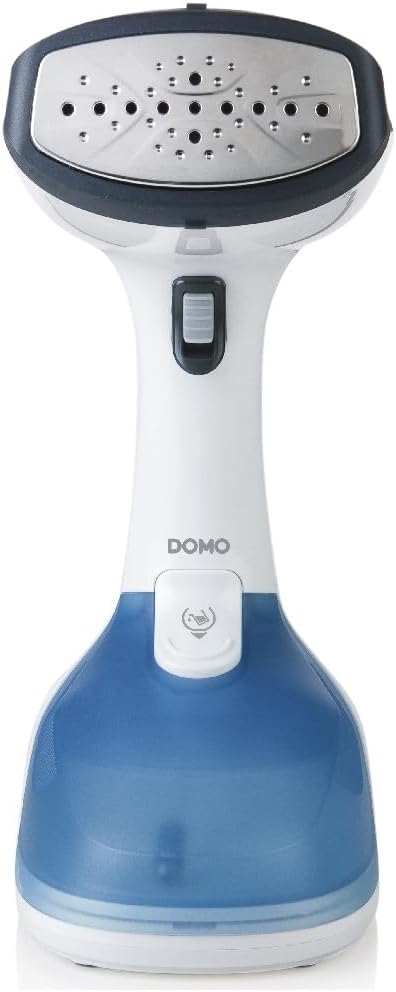 Domo DO7056S Bekleidungsdämpfer Dampfbürste, Blau-weiss