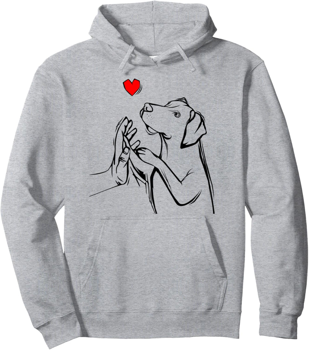Magyar Vizsla Liebe Hunde Mama Frauchen Mädchen Kinder Pullover Hoodie
