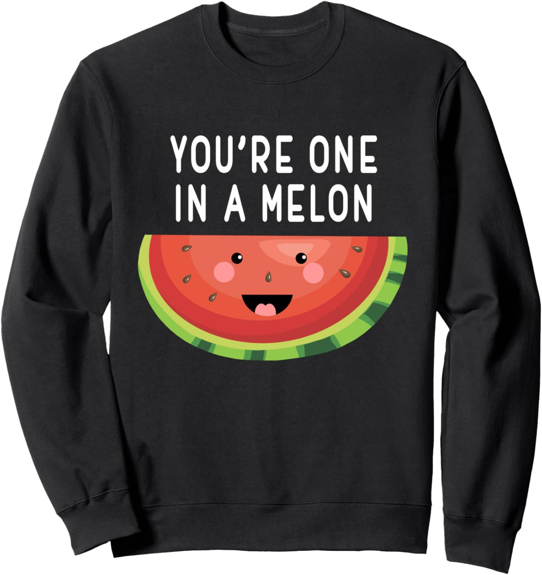 Lustige Wassermelone Melone Frucht Veganer Geschenk Sweatshirt