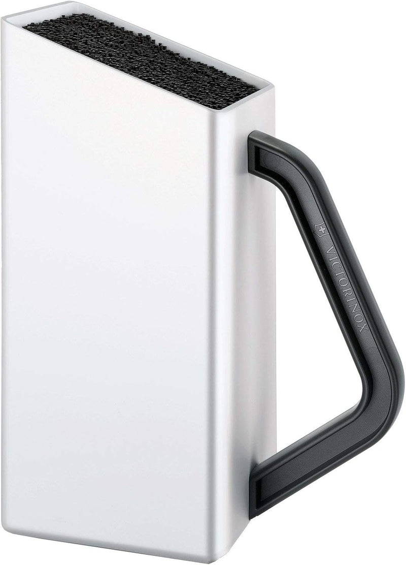 Victorinox Swiss Classic Messerblock ohne Inhalt, Messer-Aufbewahrung, Kompaktes Design, weiss, Weis