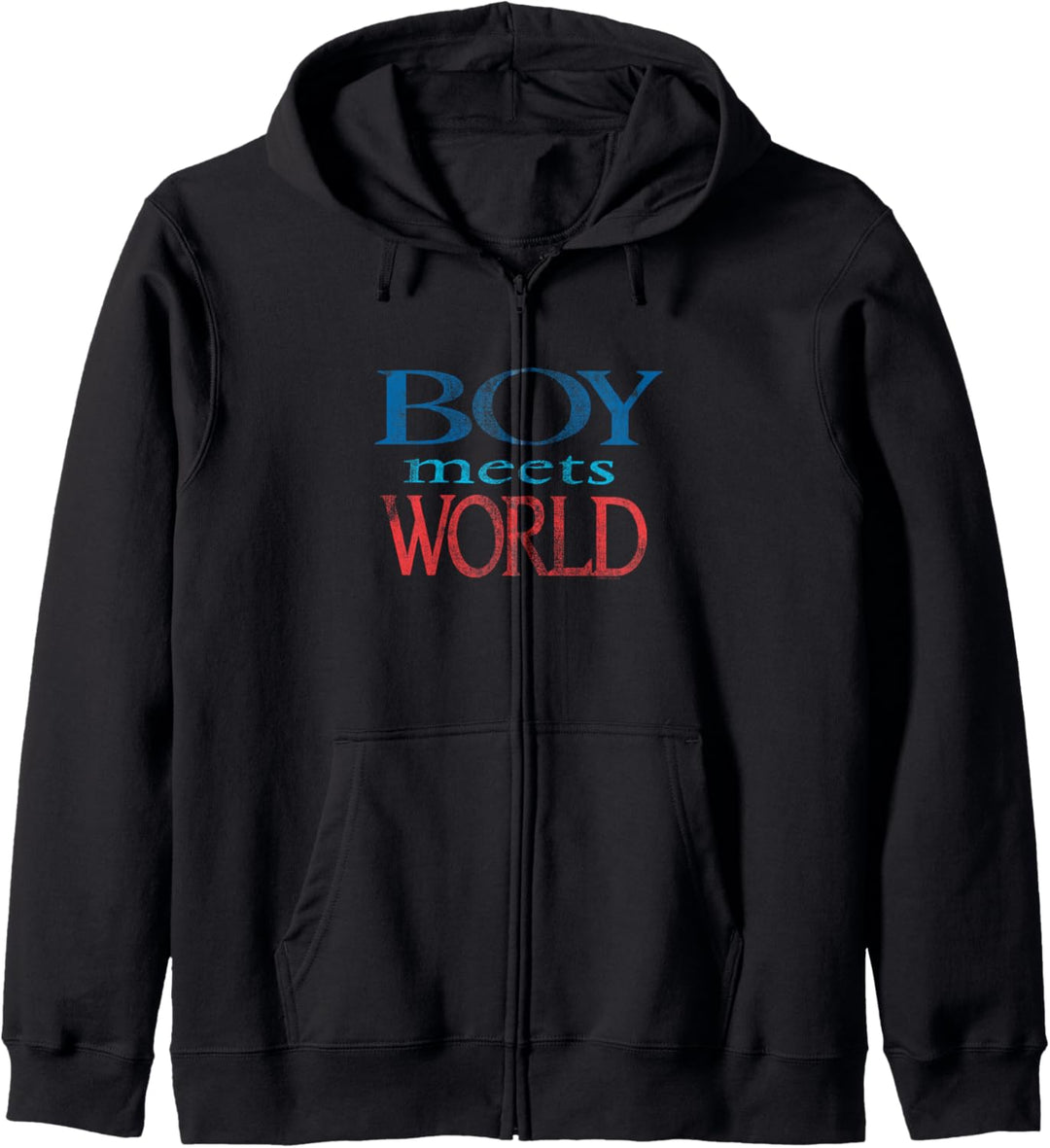 Boy Meets World Verzweifeltes Logo Kapuzenjacke