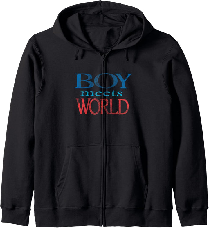 Boy Meets World Verzweifeltes Logo Kapuzenjacke