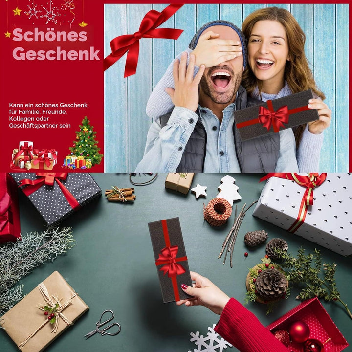 Metall-Essstäbchen, 2 Paar, Titan-Edelstahl, wiederverwendbar, mit Halter, spülmaschinenfest, leicht