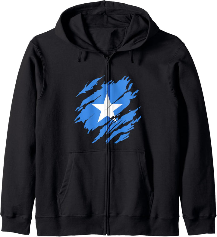 Somalische Flagge Somalia Kapuzenjacke