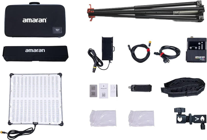 Aputure Amaran F22c 2'x2' RGBWW LED Flexibles Stofflicht LED-Videolicht 2500K~7500K, 200W, 15 Lichte