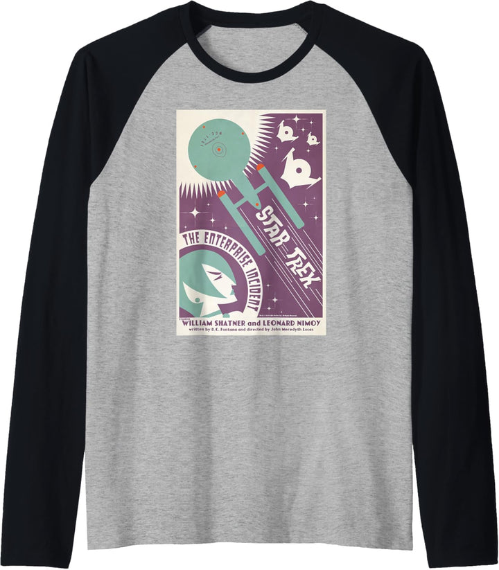 Star Trek The Original Series The Enterprise Incident Poster Raglan