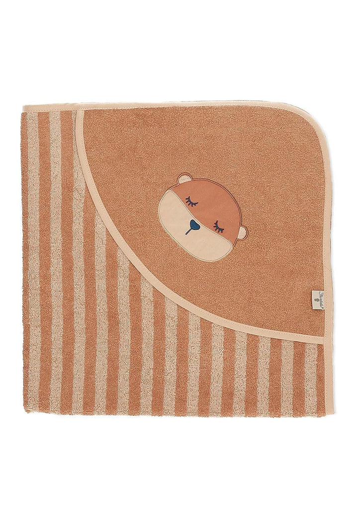 Sterntaler Baby Unisex Badetuch Baby GOTS Otti - Badeponcho Baby, Kapuzenhandtuch, Badehandtuch Kind