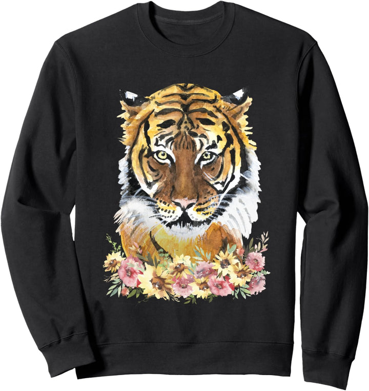 Blumen Tiger Sweatshirt